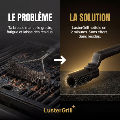LusterGrill —  Brosse BBQ Électrique