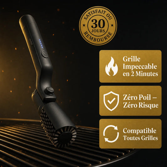 LusterGrill —  Brosse BBQ Électrique