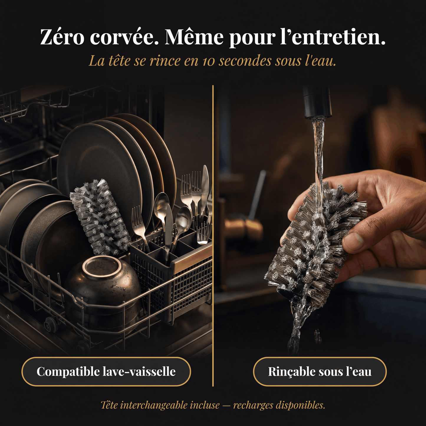 LusterGrill —  Brosse BBQ Électrique